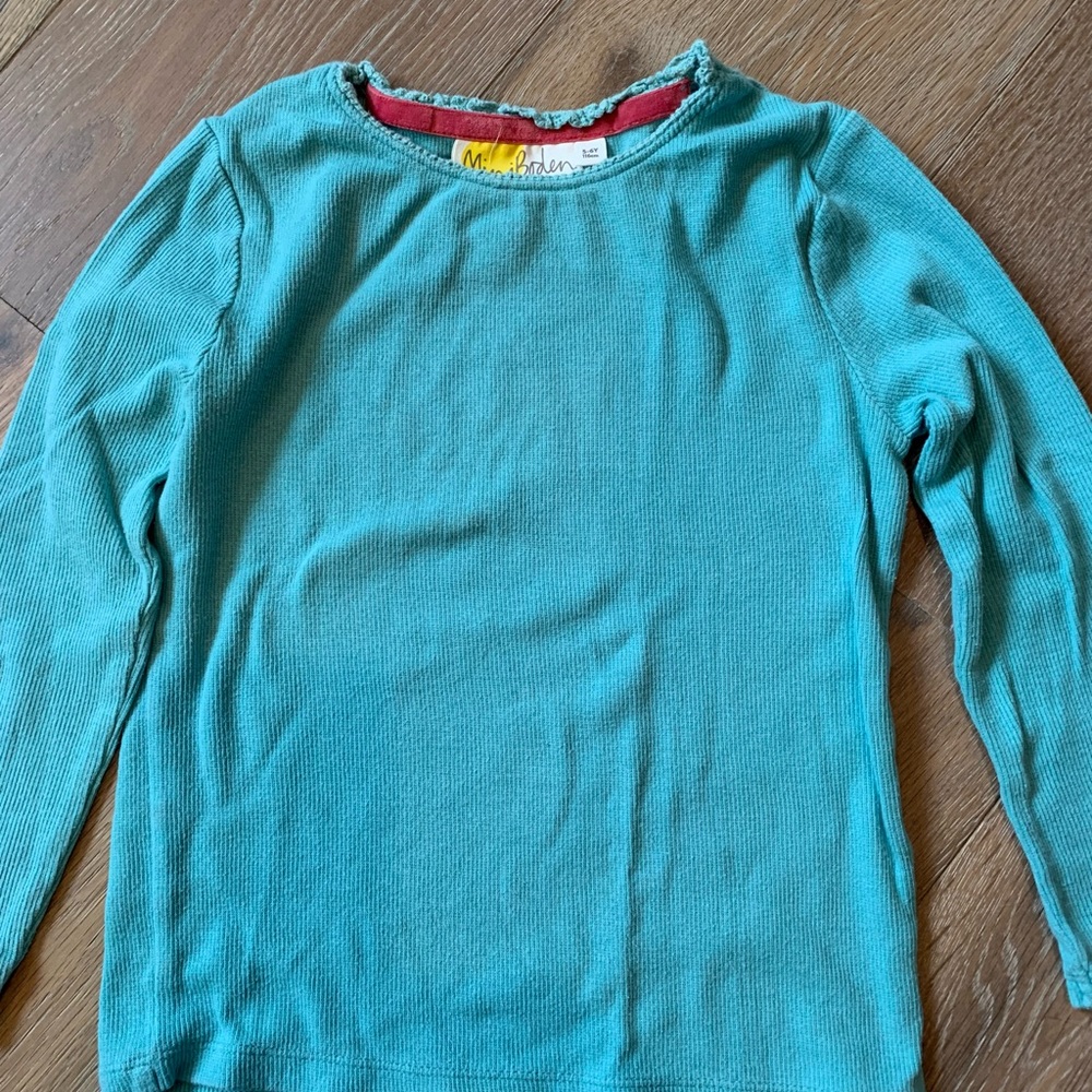 Mini Boden Long sleeve top 5-6Y